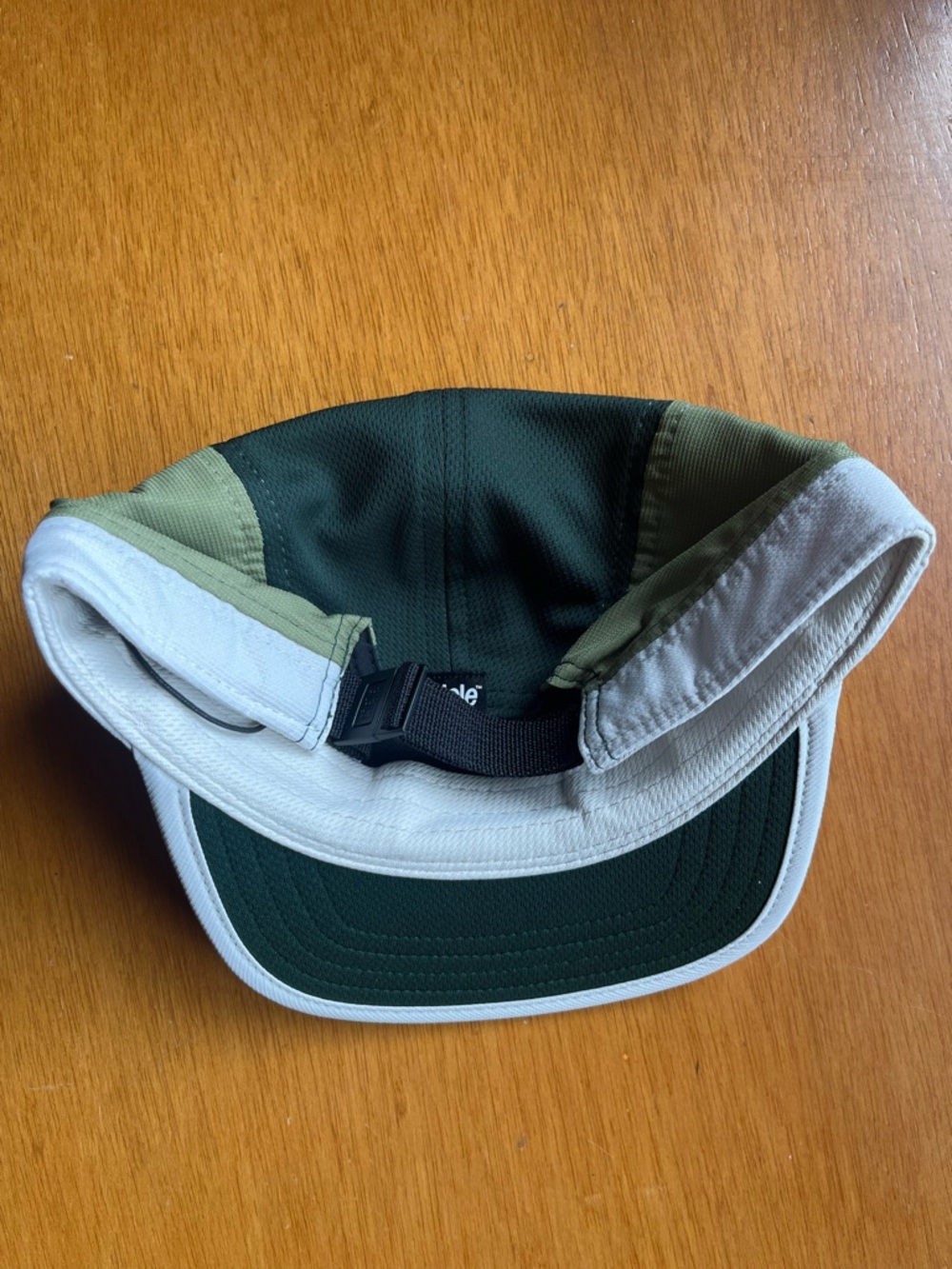 Ciele Athletics ALZCap Small 56.5cm 5-Panel Running Cap Hat - Olive & White - Picture 2 of 4
